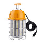 150W High Bay Temporary Job Site Hanging LED Linkable Work Light 360° Light 5000K Daylight AC100-277V